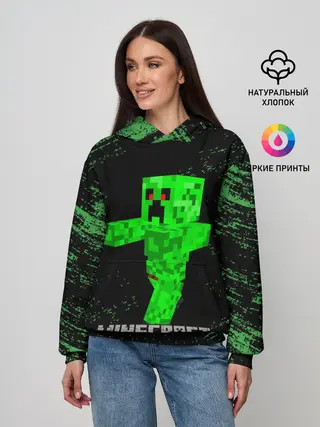 Женское худи / MINECRAFT CREEPER