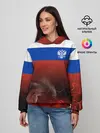 Женское худи / Россия огонь
