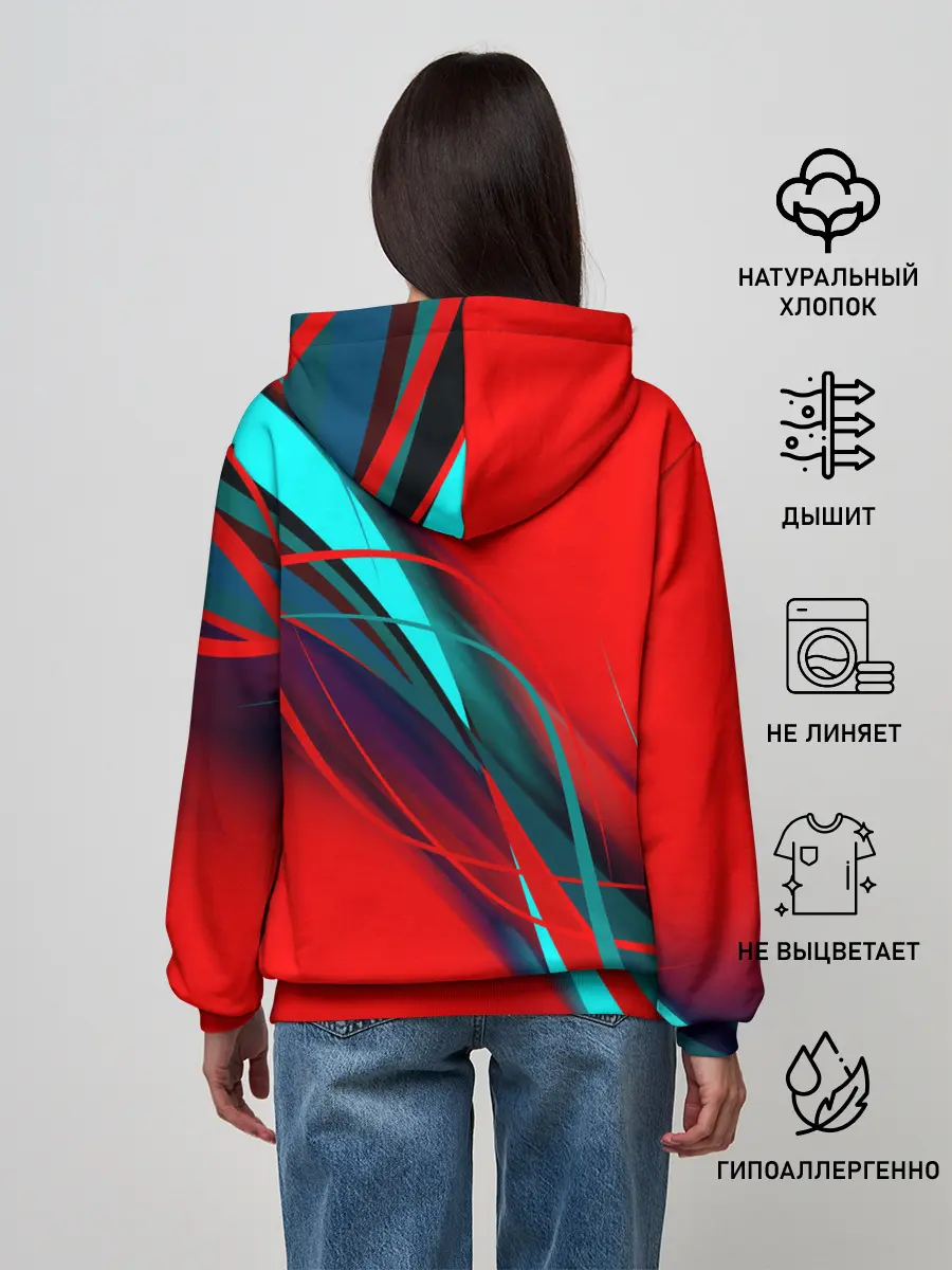 Женское худи / GEOMETRY STRIPES