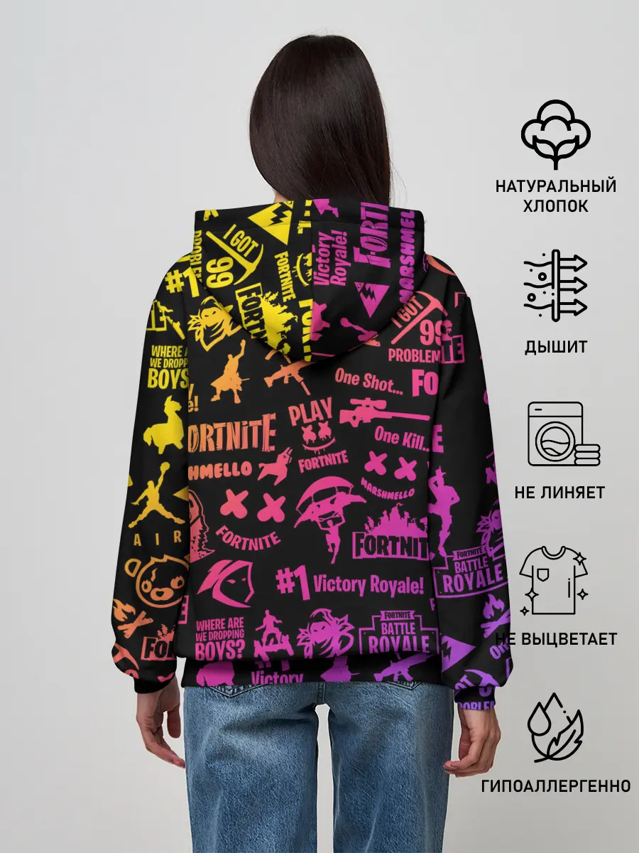 Женское худи / FORTNITE PARTY EVENT / ФОРТНАЙТ