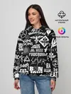 Женское худи / ЛОГОТИПЫ РОК ГРУПП