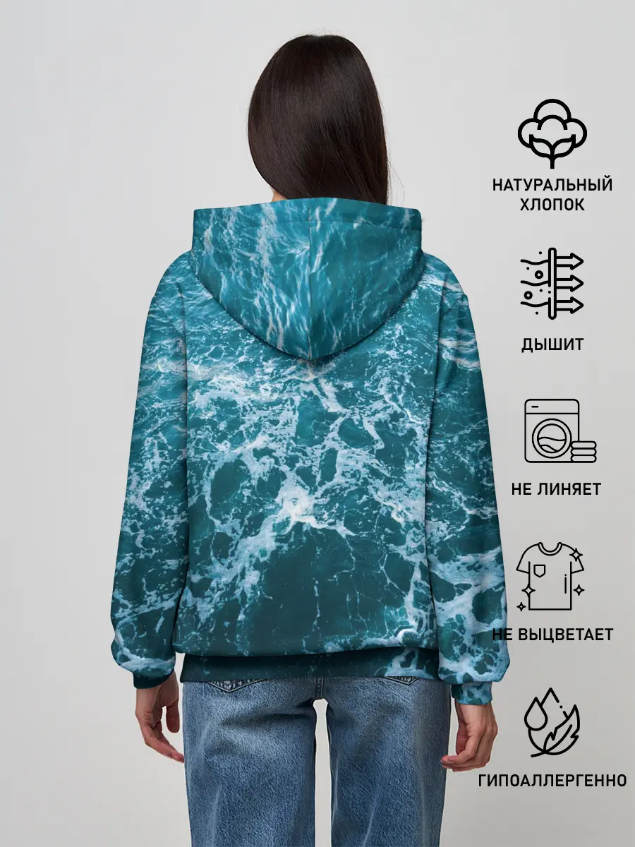 Женское худи / Водная гладь