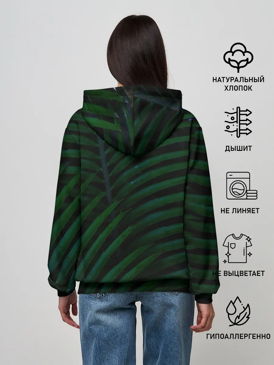Женское худи / Пальмовые листья