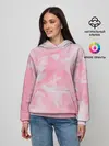 Женское худи / Розовая Богемия