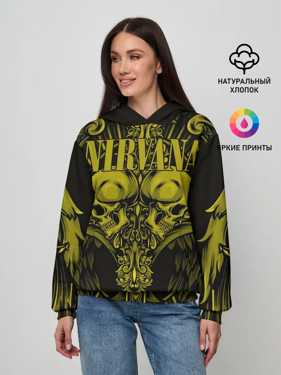 Женское худи / Nirvana