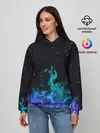 Женское худи / Перламутровый огонь