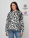 Женское худи / ЯГУАР ТЕКСТУРА