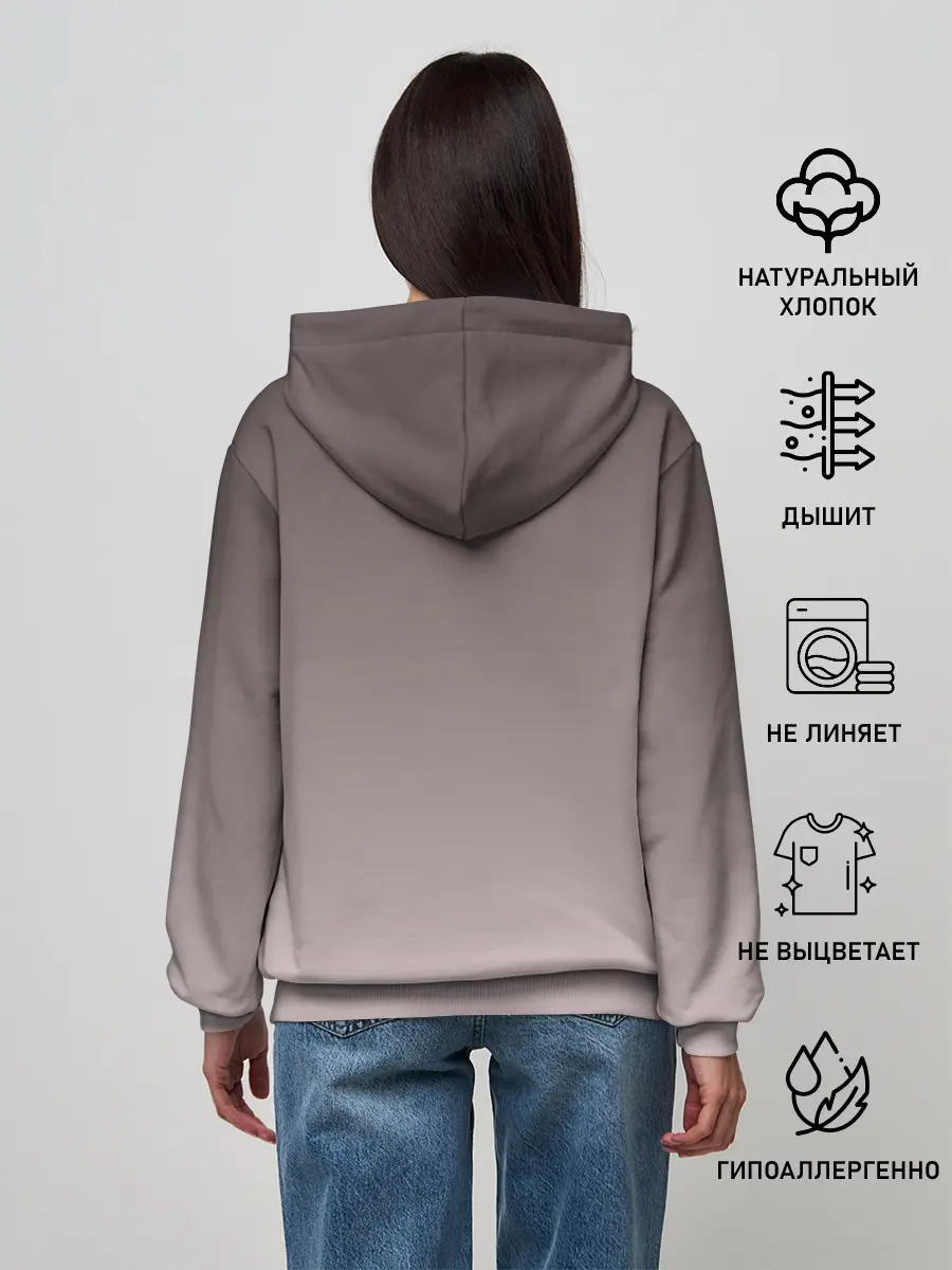 Женское худи / Аниме девочка на кортах в Адидасе