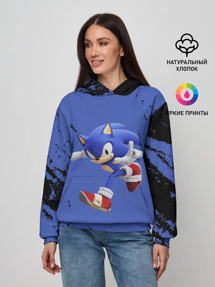 Женское худи / sonic