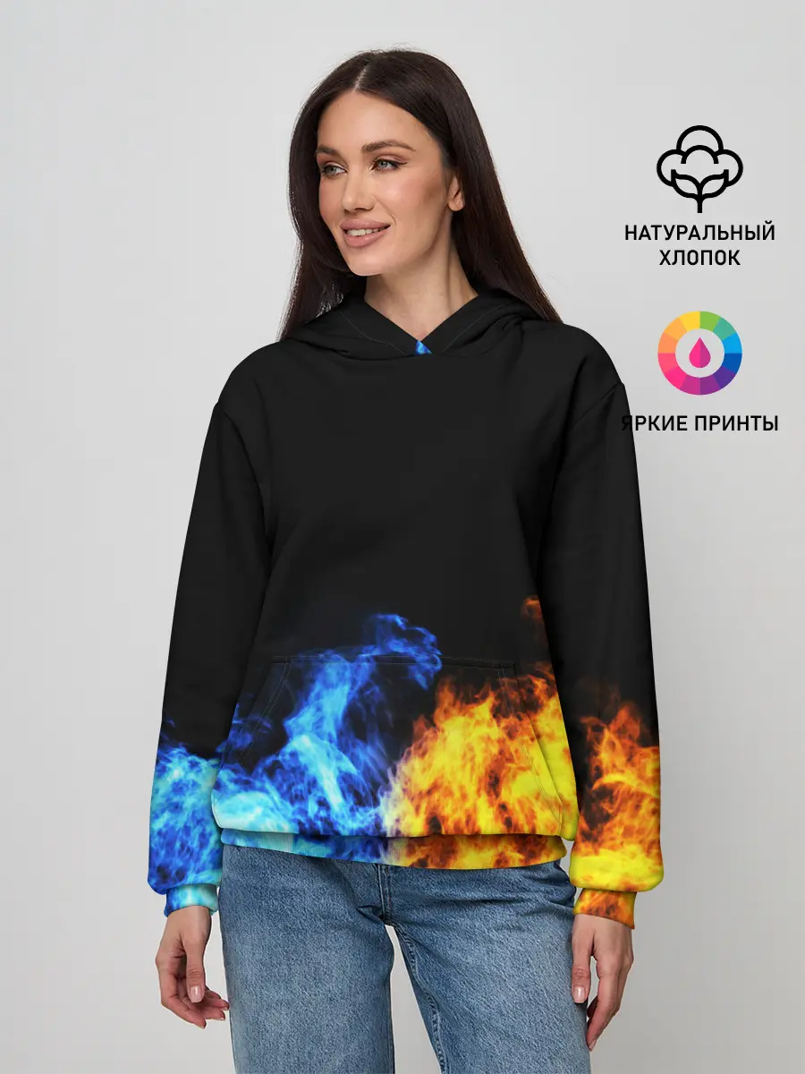 Женское худи / БИТВА ОГНЕЙ