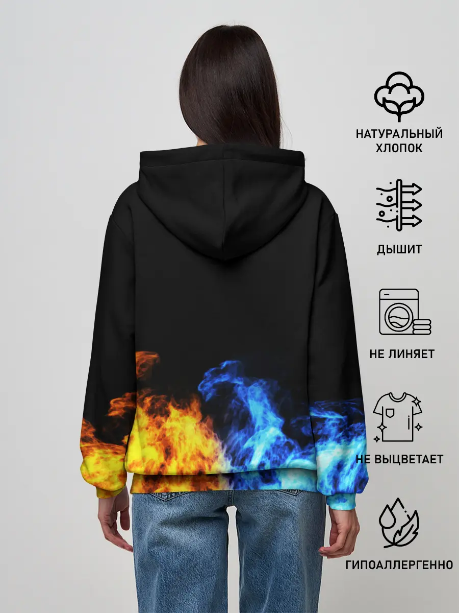 Женское худи / БИТВА ОГНЕЙ