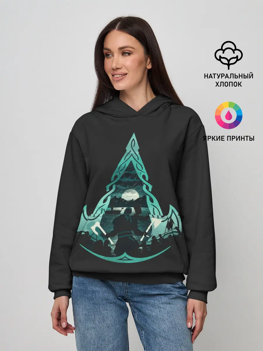 Женское худи / Assassins Creed Valhalla