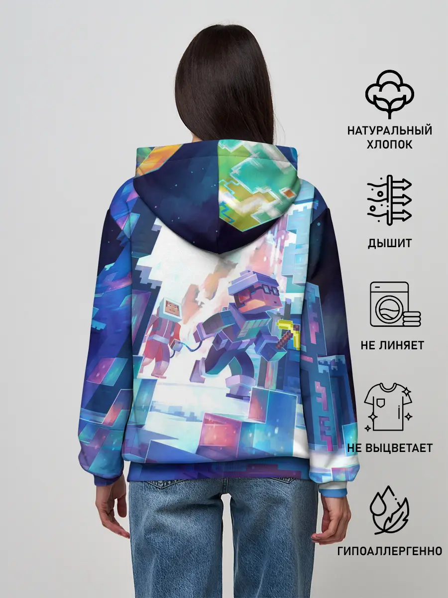 Женское худи / Майнкрафт