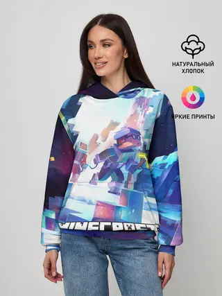 Женское худи / Майнкрафт
