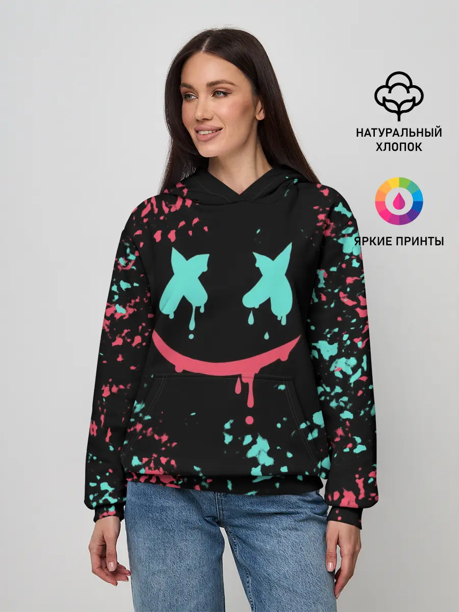 Женское худи / Marshmello