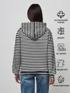 Женское худи / В ЧЕРНО-БЕЛУЮ ПОЛОСКУ