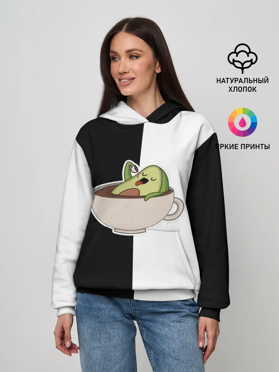 Женское худи / авокадо