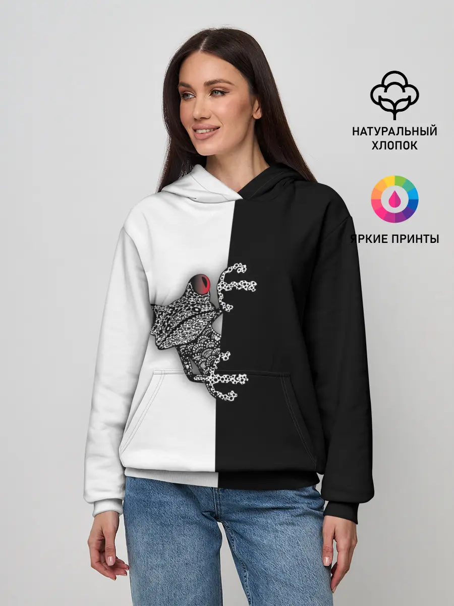 Женское худи / Лягуха