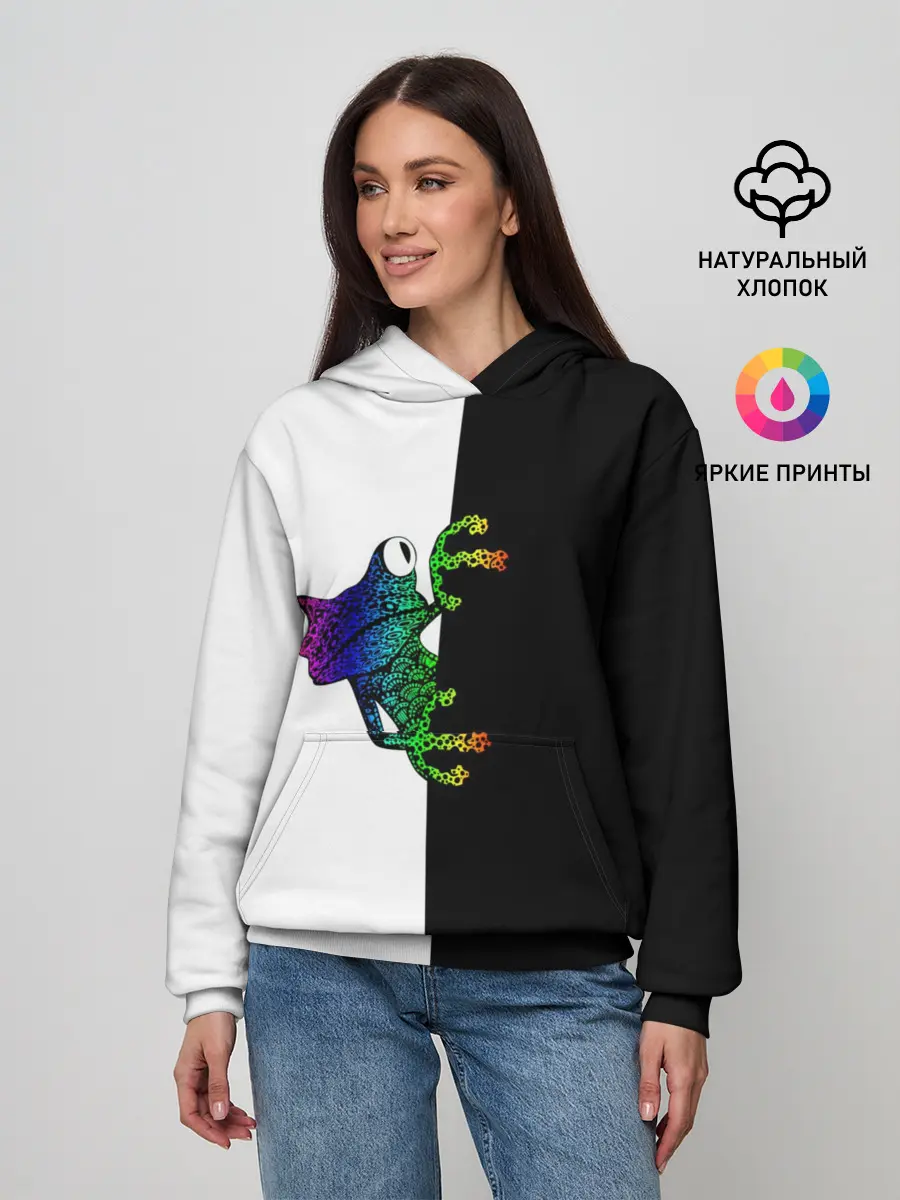 Женское худи / Лягуха