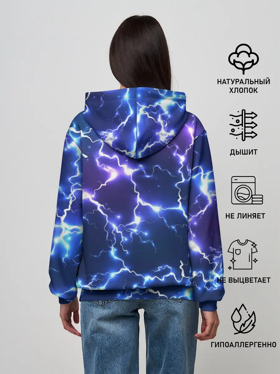 Женское худи / Молнии | Flash