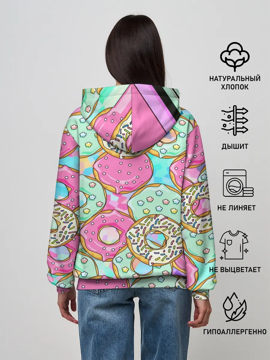 Женское худи / Пончики