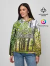 Женское худи / Лес мой храм
