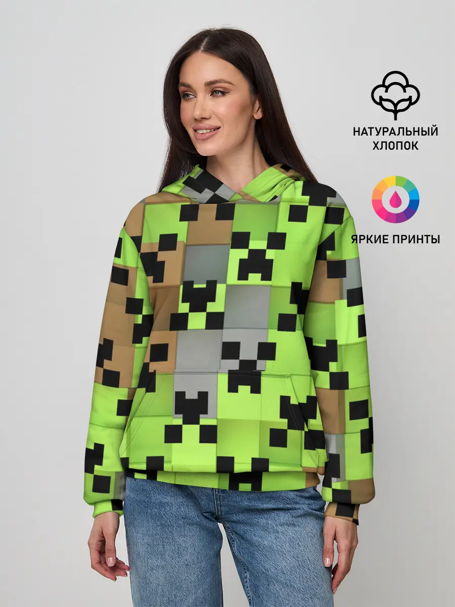 Женское худи / Minecraft.