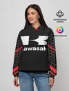 Женское худи / KAWASAKI | КАВАСАКИ