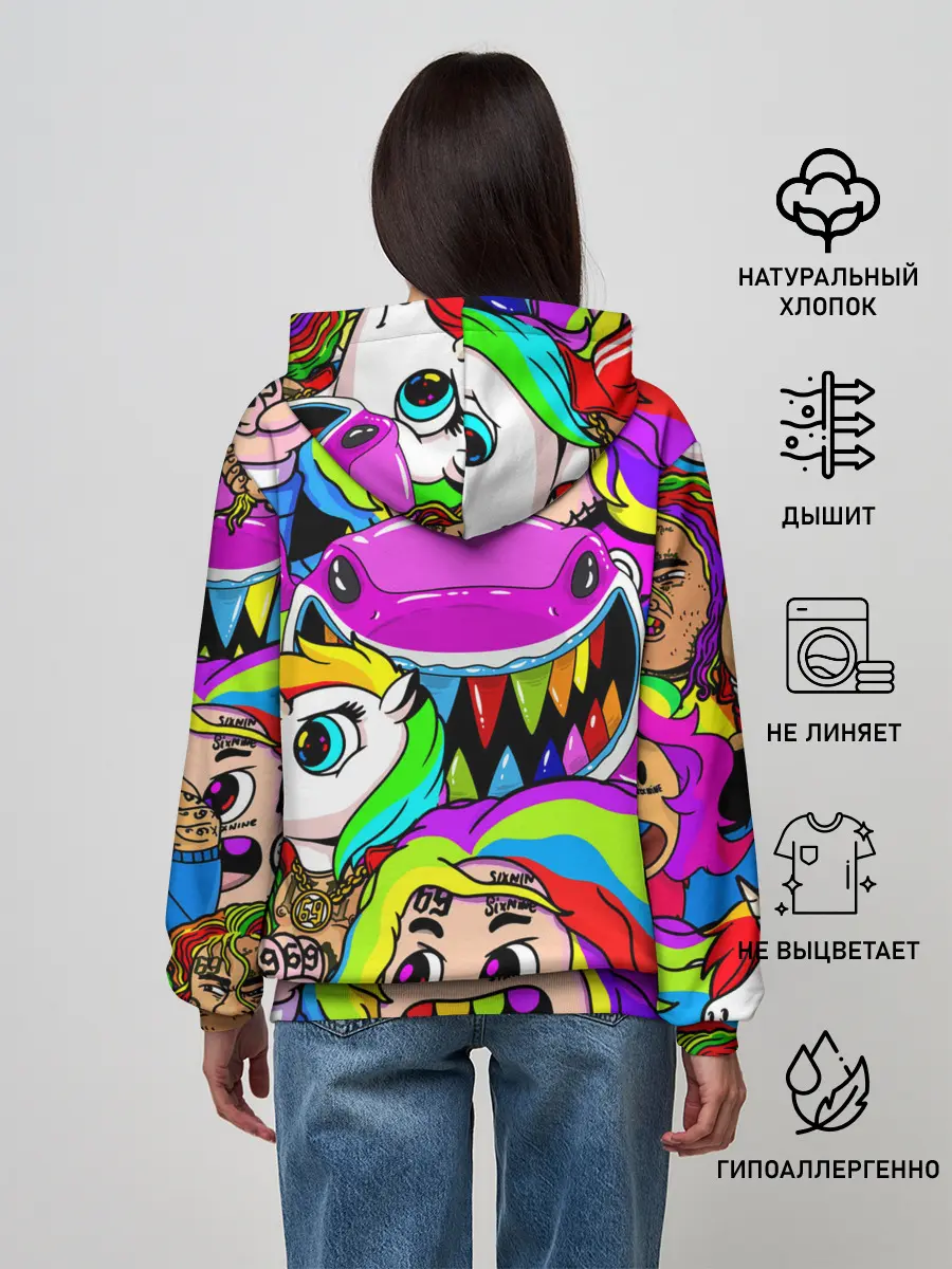 Женское худи / 6IX9INE