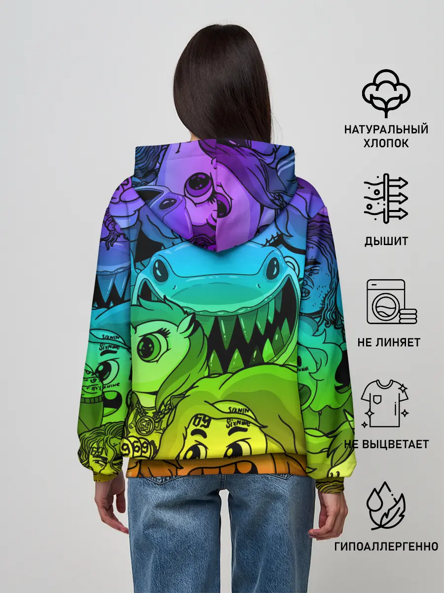 Женское худи / 6IX9INE