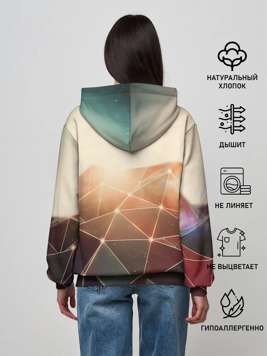 Женское худи / ABSTRACT DIGITAL