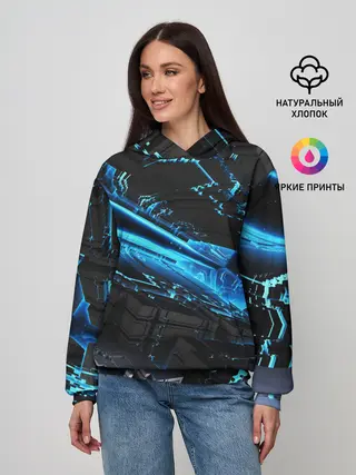 Женское худи / DIGITAL ABSTRACT