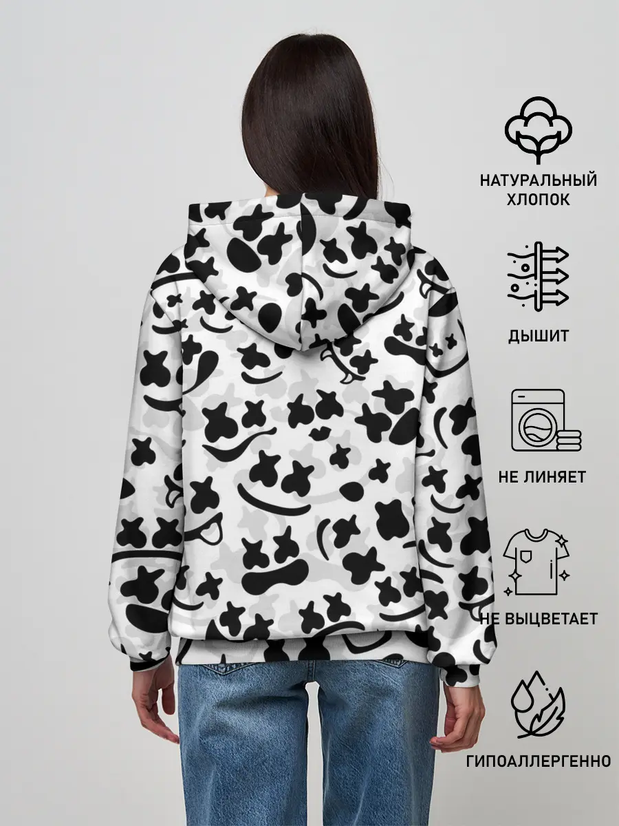 Женское худи / MARSHMELLO FACE