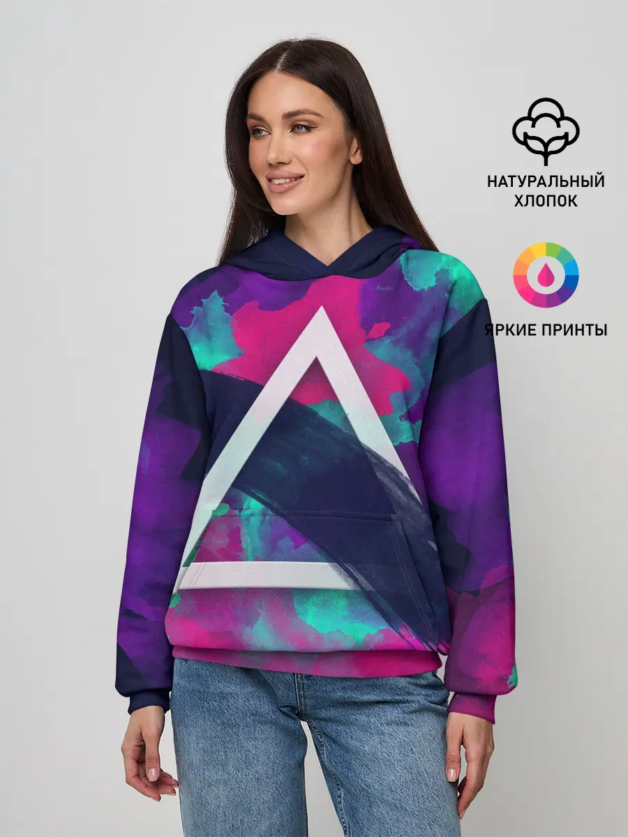 Женское худи / Абстракция