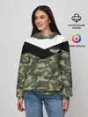 Женское худи / Россия камуфляж