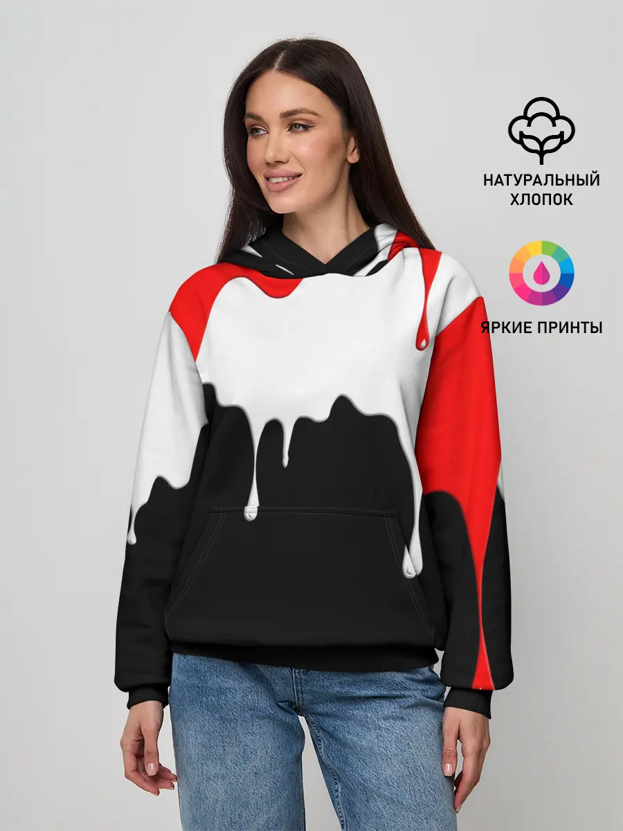 Женское худи / ПОДТЁКИ.