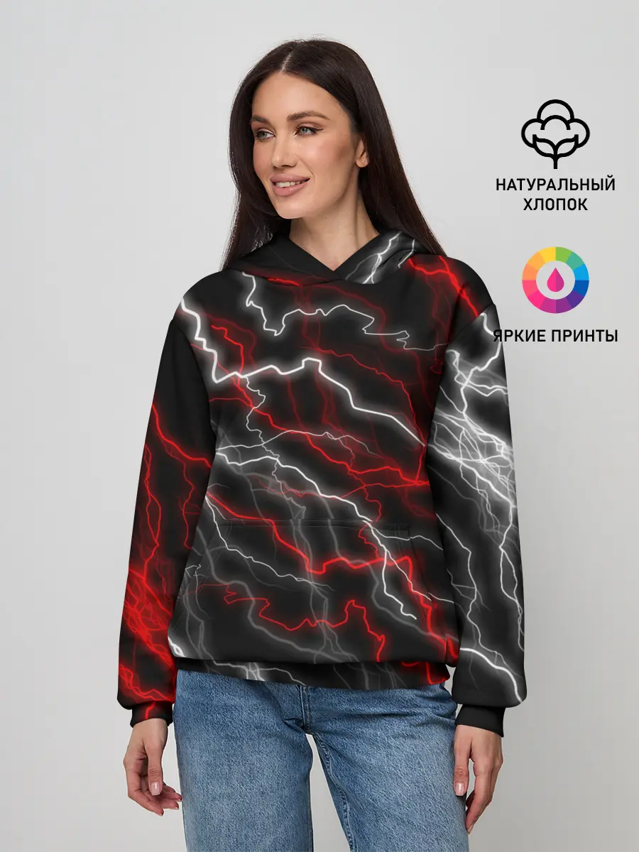 Женское худи / МОЛНИЯ.