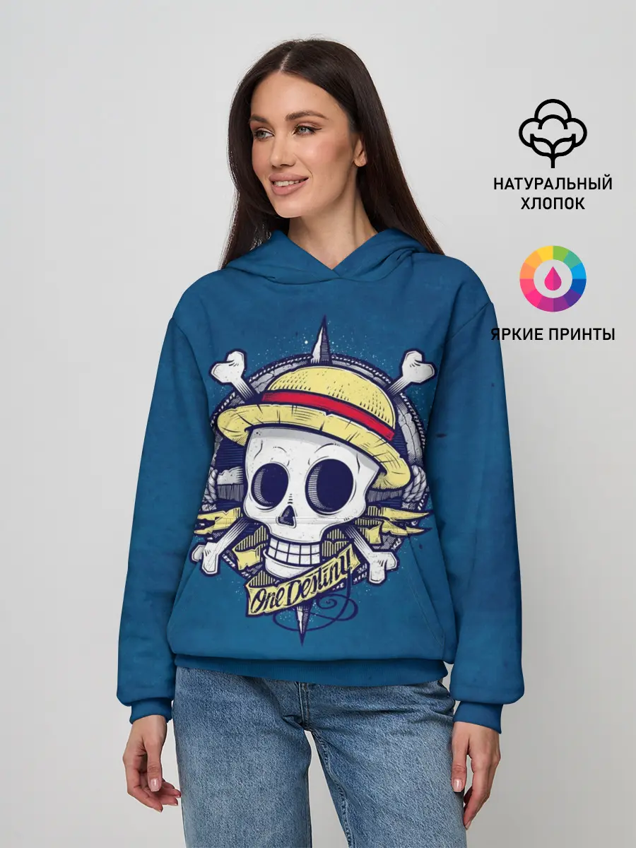 Женское худи / Straw hat pirates