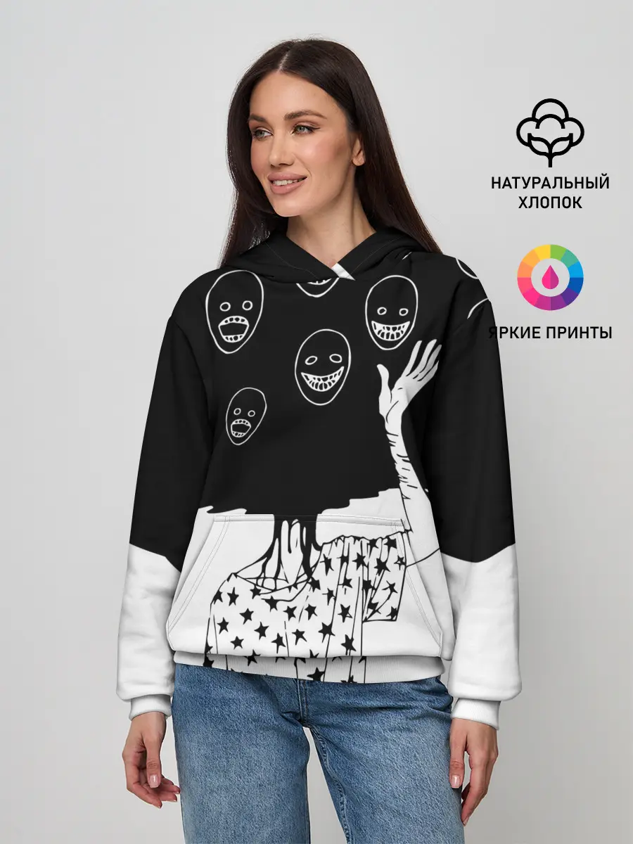 Женское худи / Многоликий | Multi face