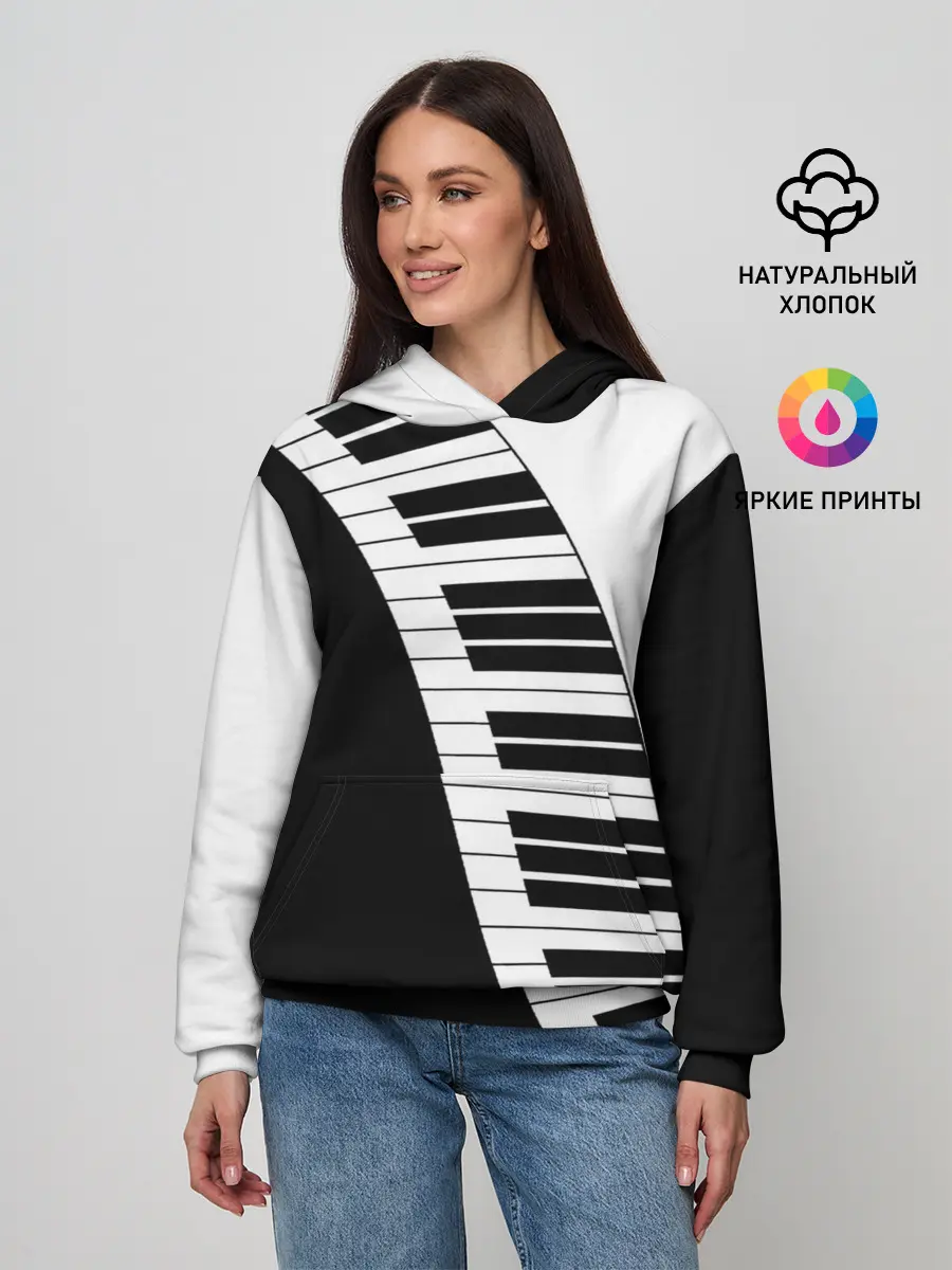 Женское худи / Piano | Пианино
