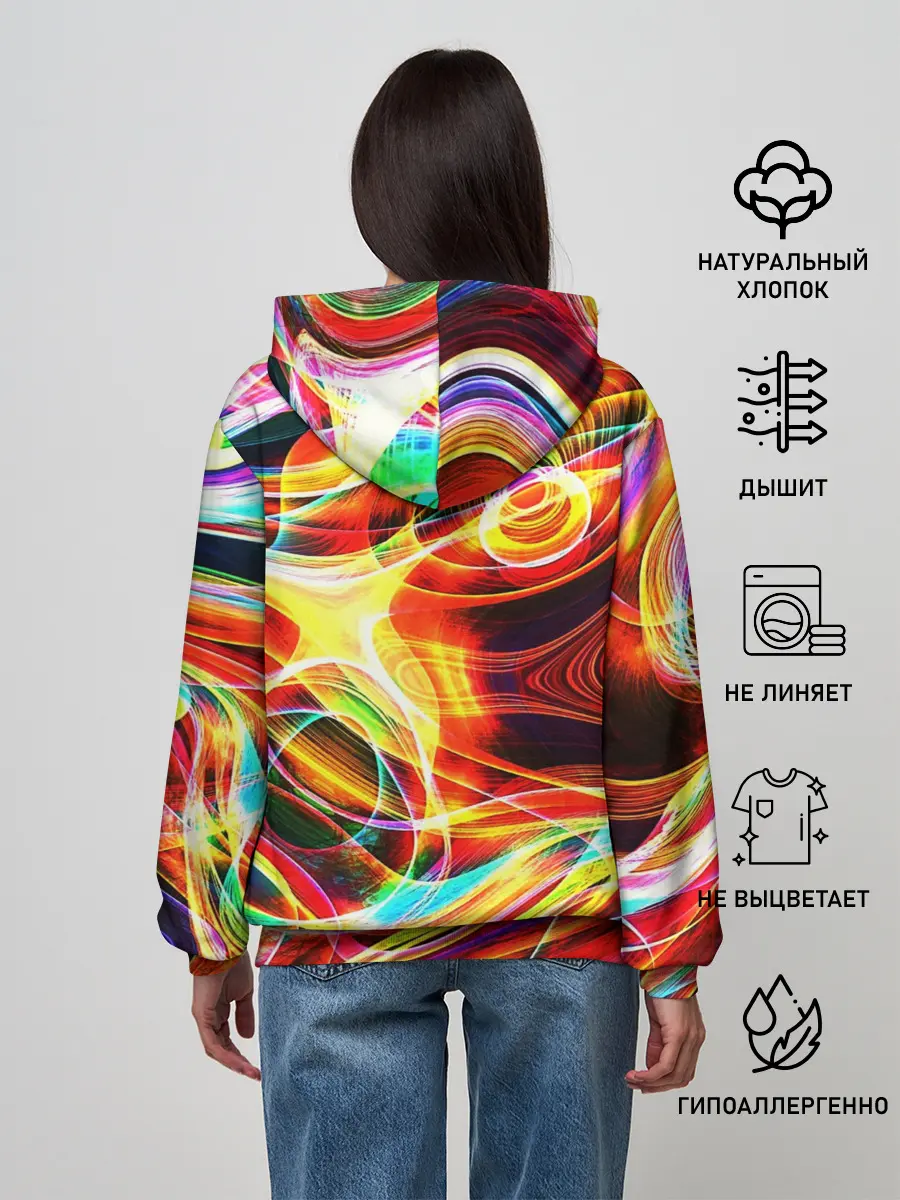 Женское худи / Юрий Гагарин | Всплеск Цветов