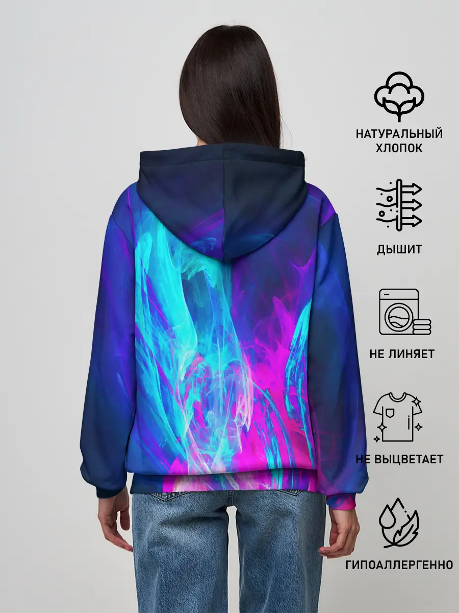 Женское худи / НЕОНОВЫЕ КРАСКИ