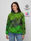 Женское худи / ЗЕЛЁНЫЙ ОГОНЬ
