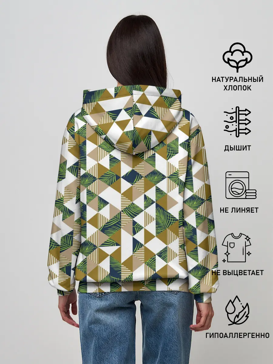 Женское худи / Хипстерские треугольники