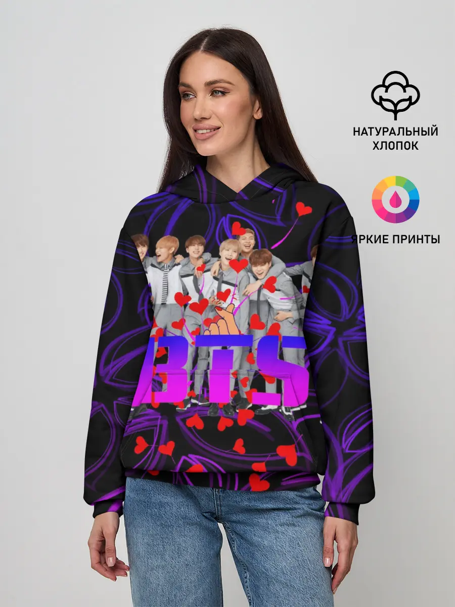 Женское худи / BTS | Бойбенд