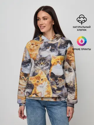 Женское худи / КОТЯТКИ