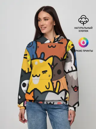 Женское худи / КОТЕЙКИ