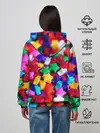 Женское худи / Разноцветные звездочки звезды