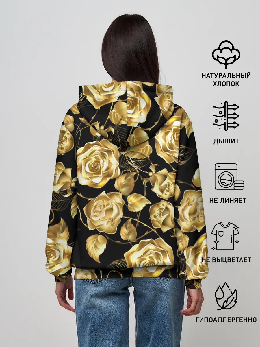Женское худи / Golden Roses