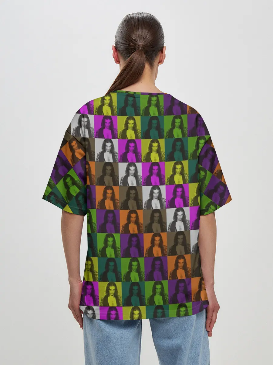 Женская футболка оверсайз / Damiano David. Colors